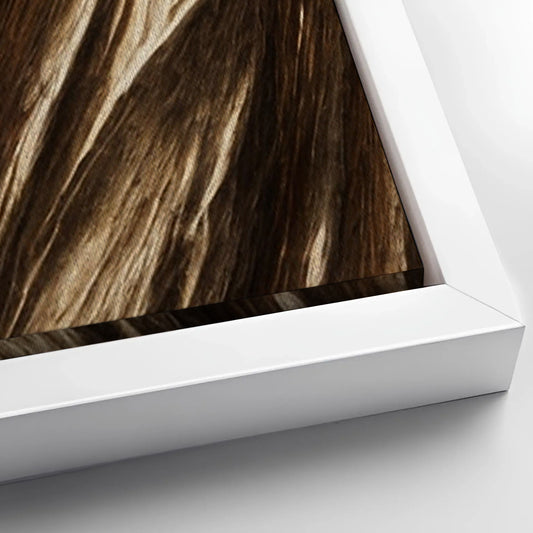 Save 33% When You Add A Frame To Your 60x30 Gold Spiral Abstract Wall Art Canvas Now