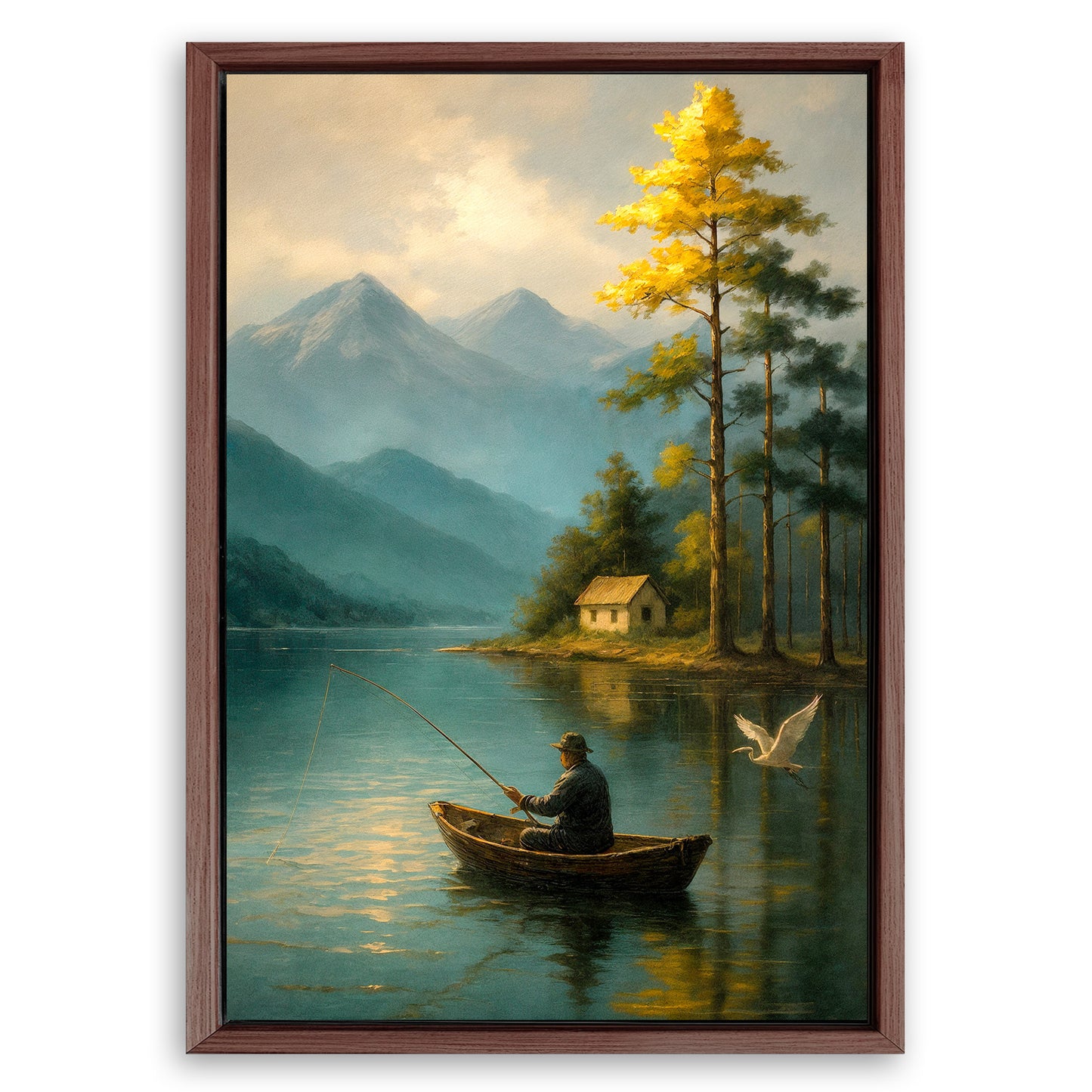 Save 33% When You Add A Frame To Your 36x24 A Quiet Catch Wall Art Canvas Now