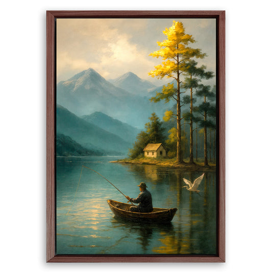 Save 33% When You Add A Frame To Your 36x24 A Quiet Catch Wall Art Canvas Now