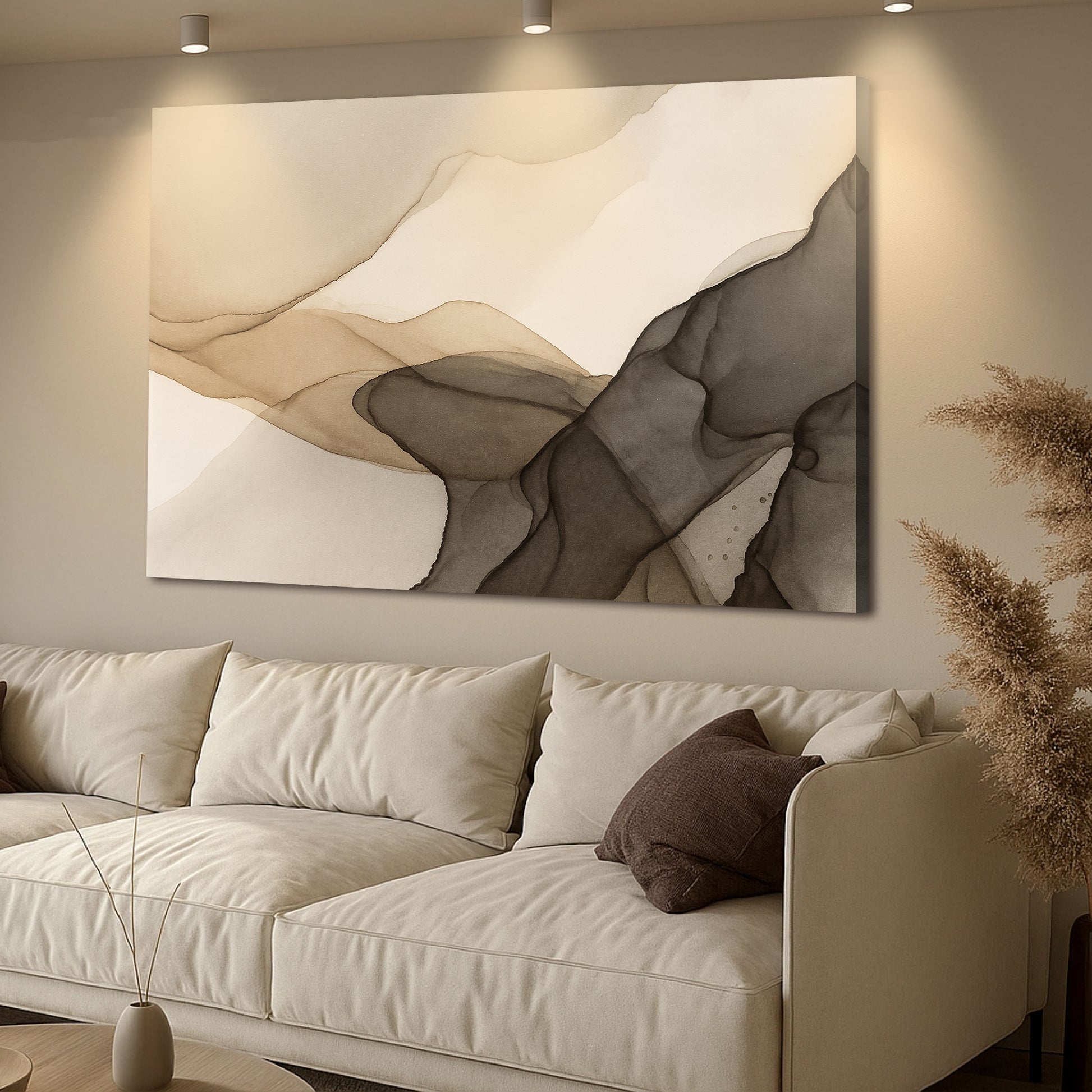 Abstract Fluid Design Wall Art