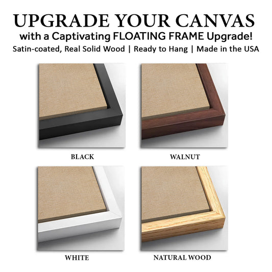 Save 33% When You Add A Frame To Your 60x30 Calming Waves Wall Art Canvas Now