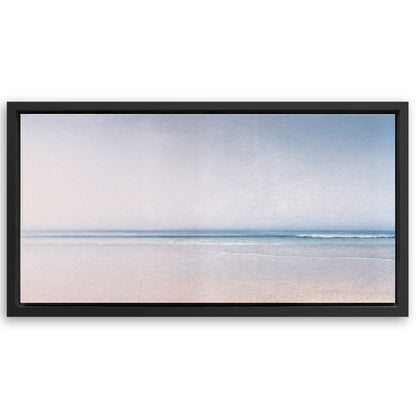Save 33% When You Add A Frame To Your 20x10 Silent Beach Horizon Wall Art II Canvas Now