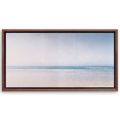 Save 33% When You Add A Frame To Your 20x10 Silent Beach Horizon Wall Art II Canvas Now