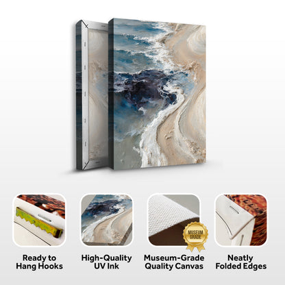 Coastal Drift Abstract Wall Art II