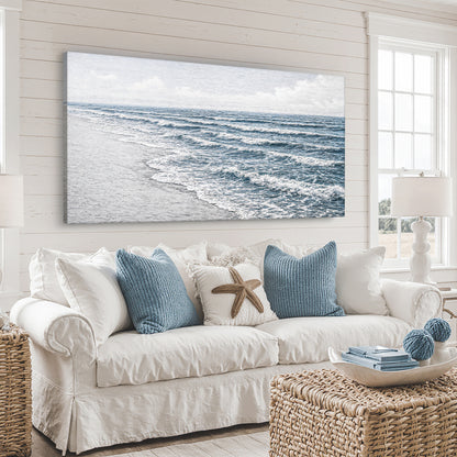 Abstract Beach Shore Wall Art IV