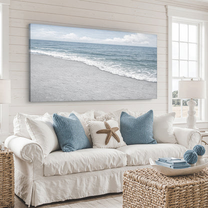 Abstract Beach Shore Wall Art X