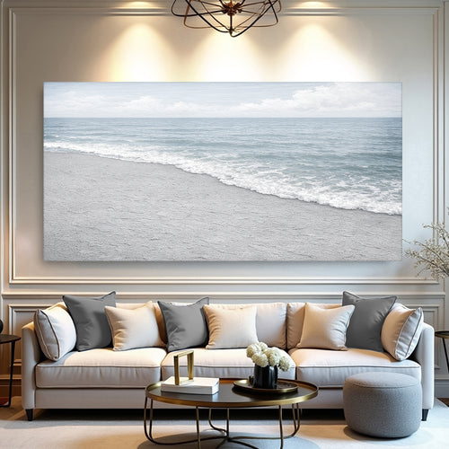 Abstract Beach Shore Wall Art X