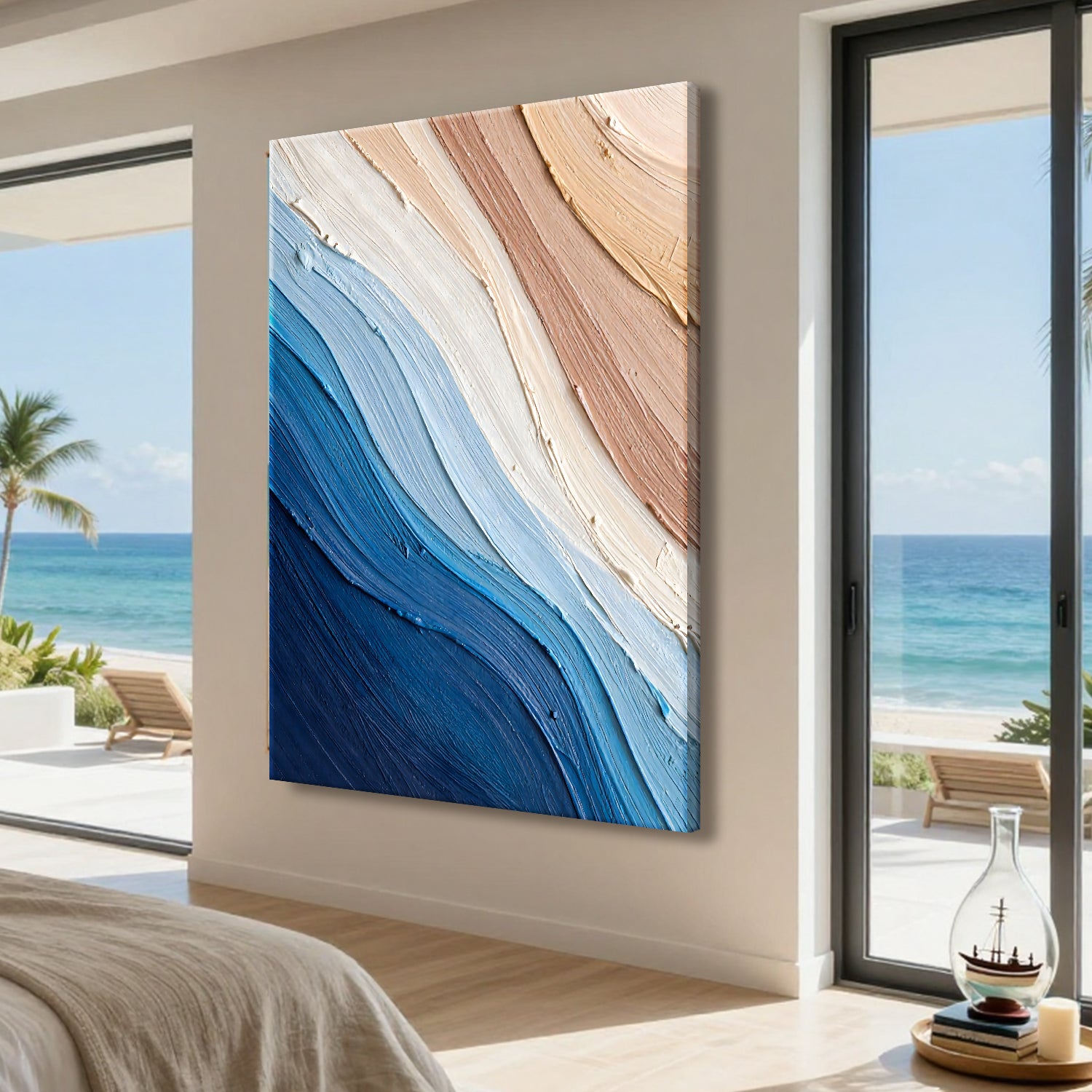 Coastal in Blue and Sand