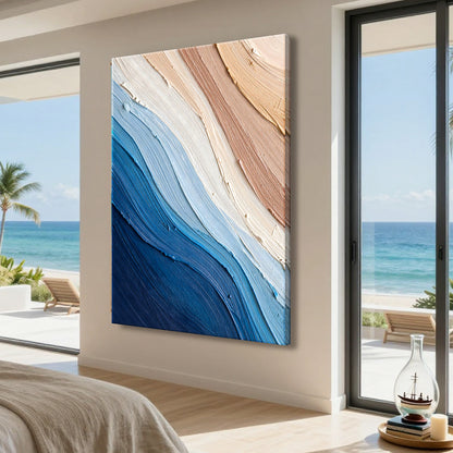 Coastal in Blue and Sand