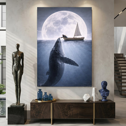 Moonlight Ocean Encounter