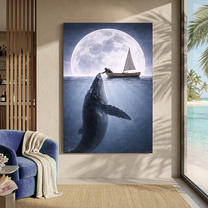 Moonlight Ocean Encounter