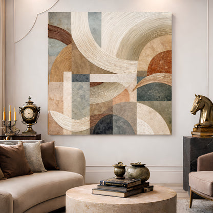 Earthy Geometric Harmony