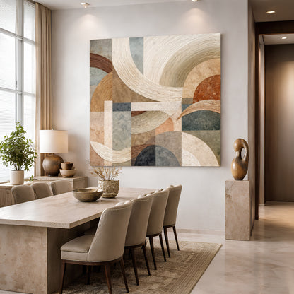 Earthy Geometric Harmony