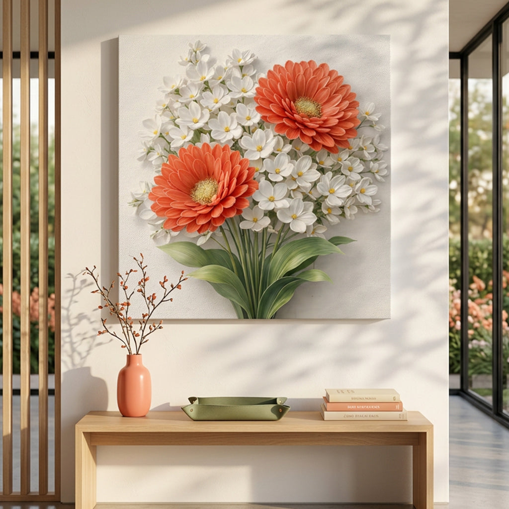 Elegant White Blossom
