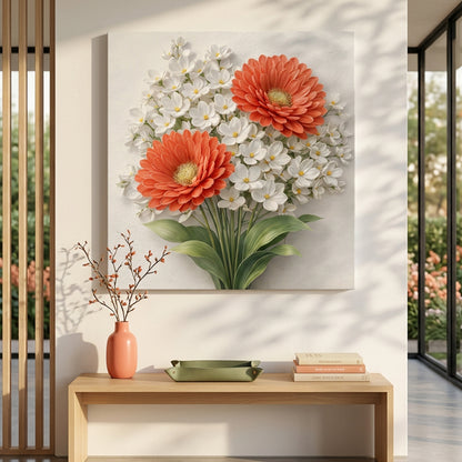 Elegant White Blossom