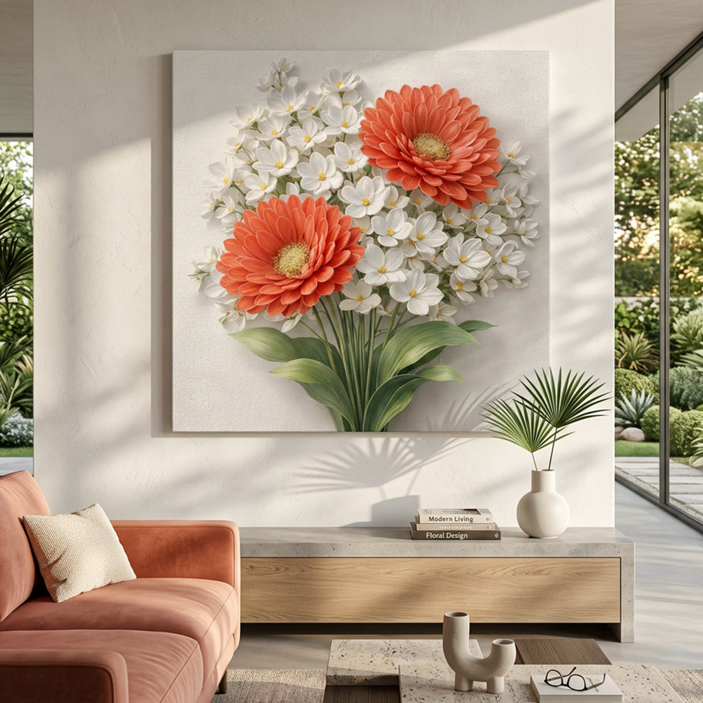 Elegant White Blossom