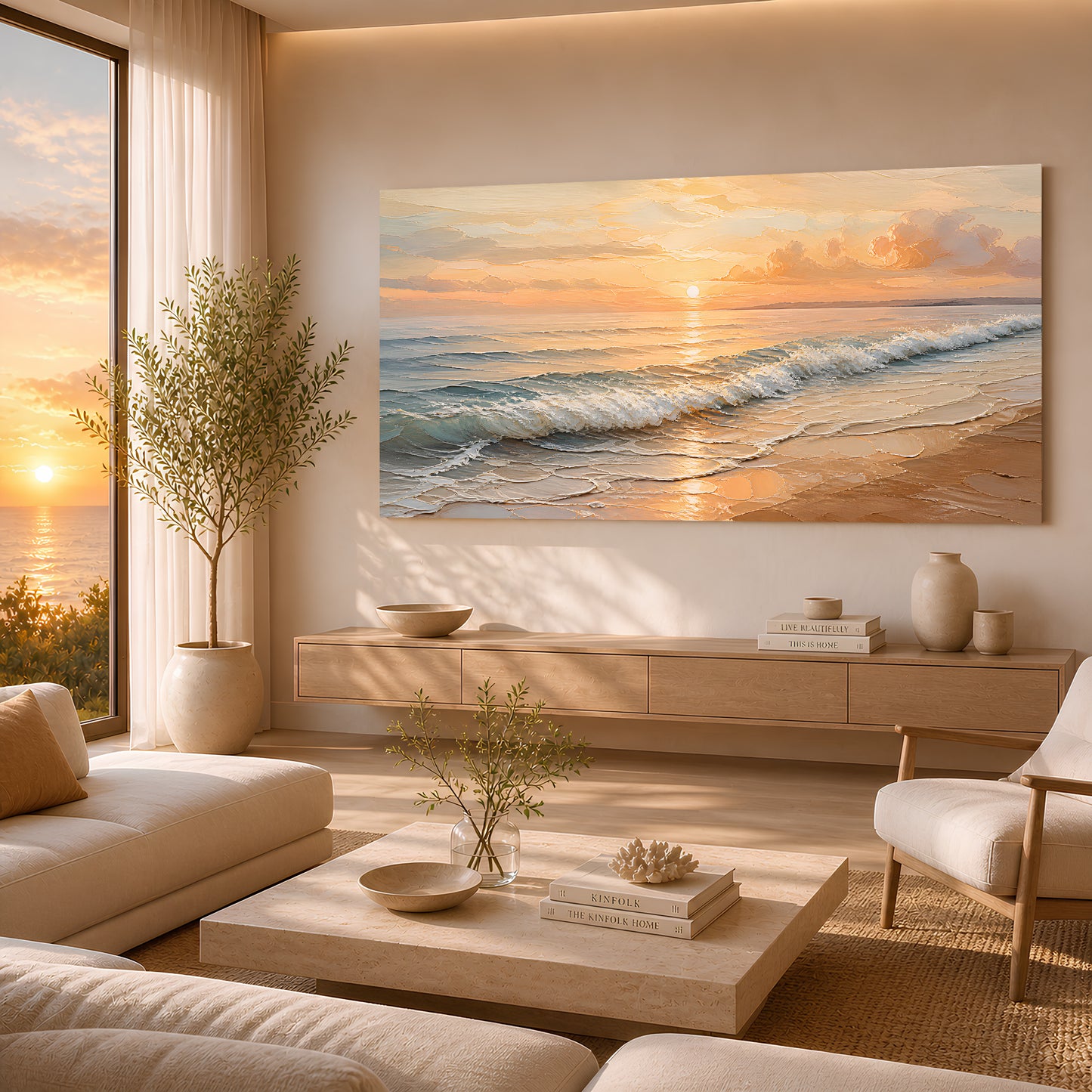 Golden Sunset Shore