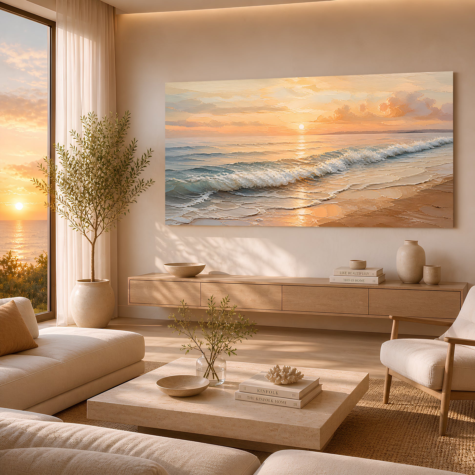 Golden Sunset Shore
