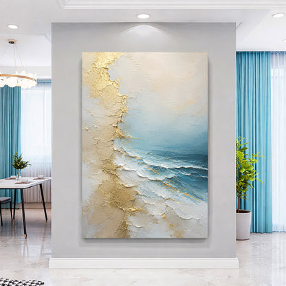 Golden Coastal Waves