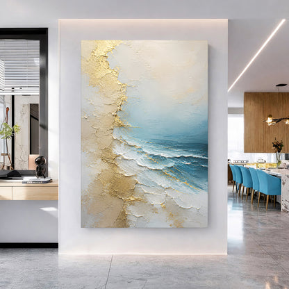 Golden Coastal Waves