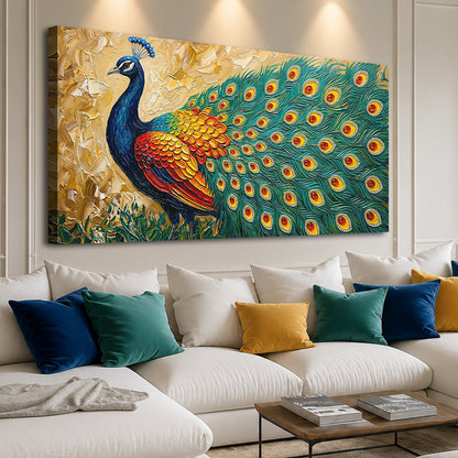 Radiant Peacock Elegance
