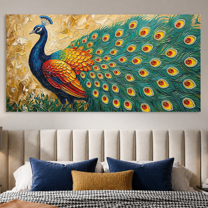 Radiant Peacock Elegance