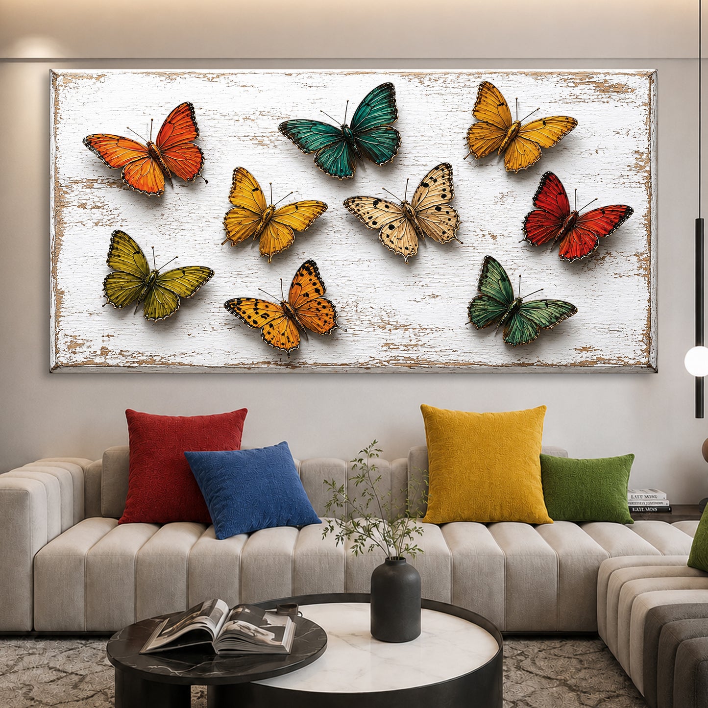 Vibrant Butterfly Parade