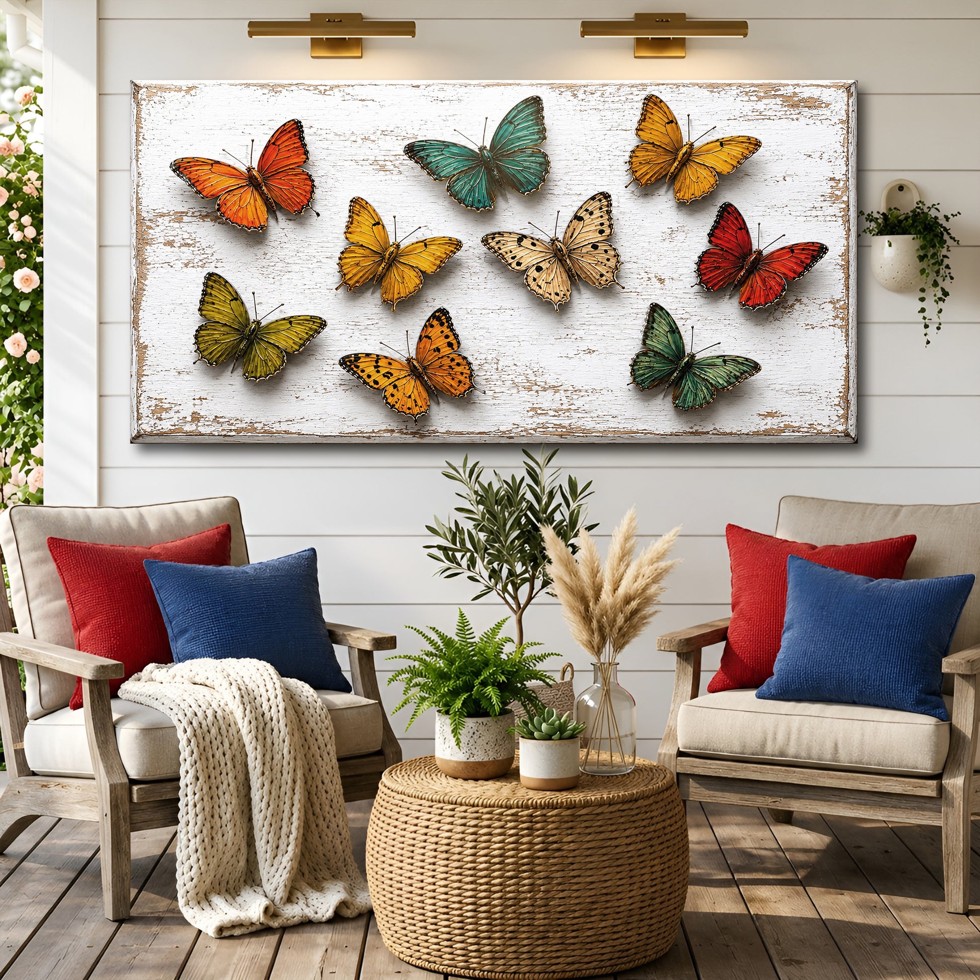 Vibrant Butterfly Parade