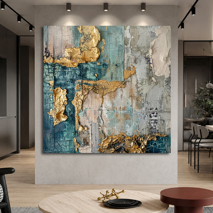 Golden Horizon Abstract