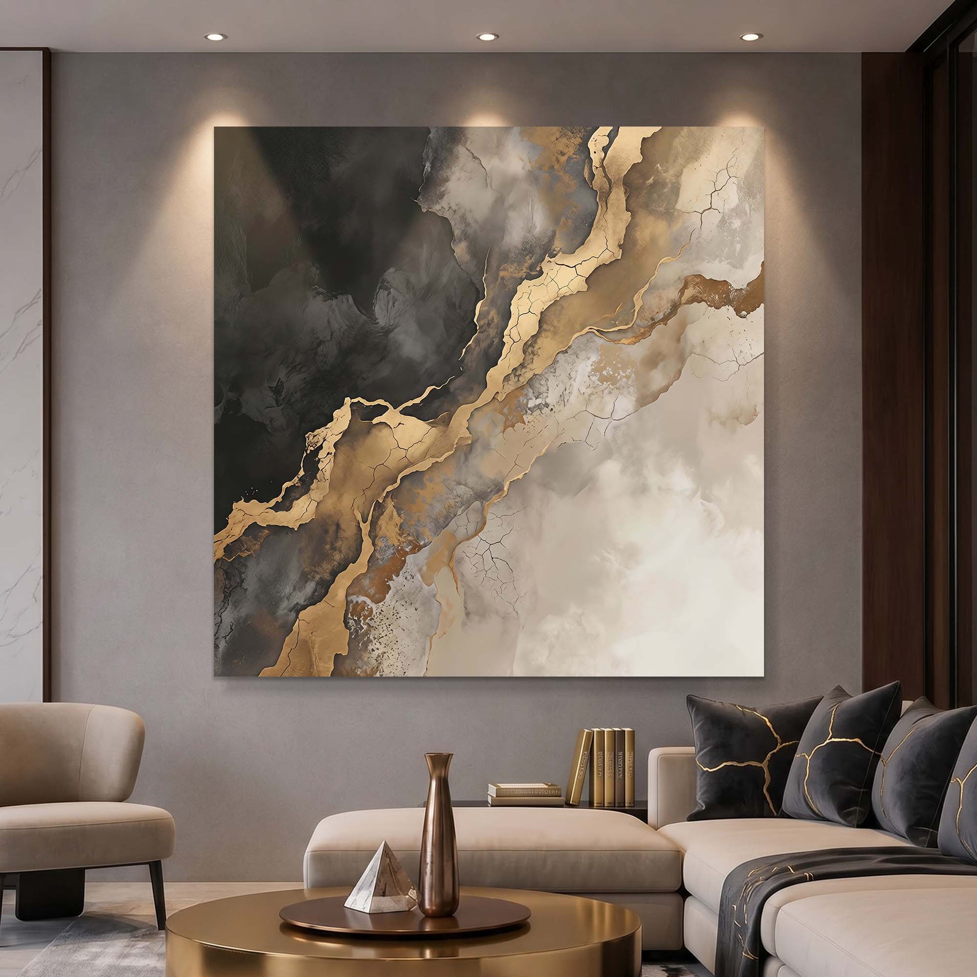 Rustic Gold Edge