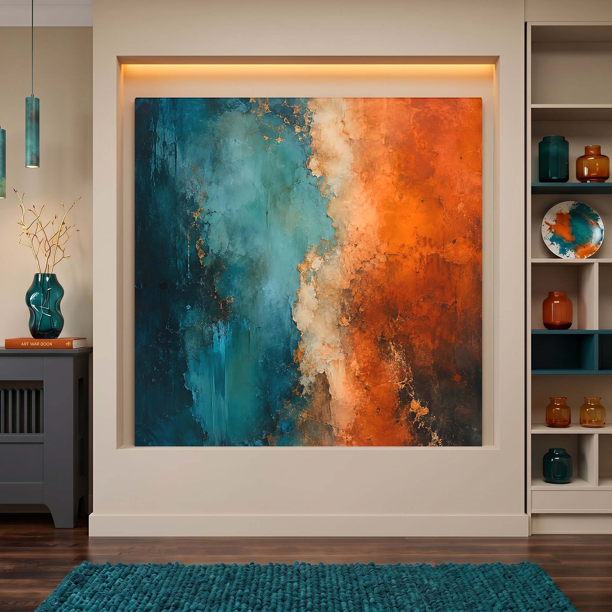 Teal Ember Contrast