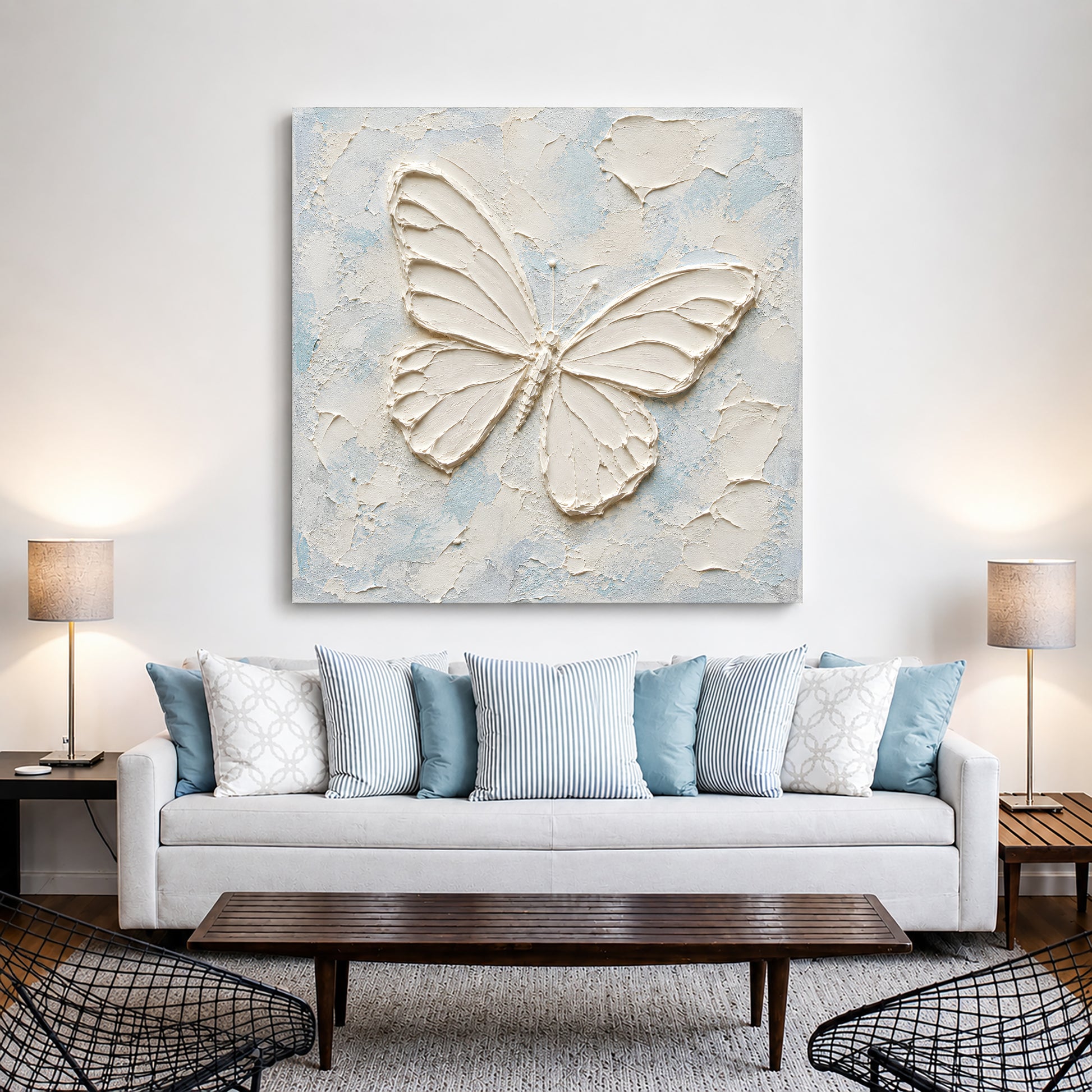Serene Butterfly Relief