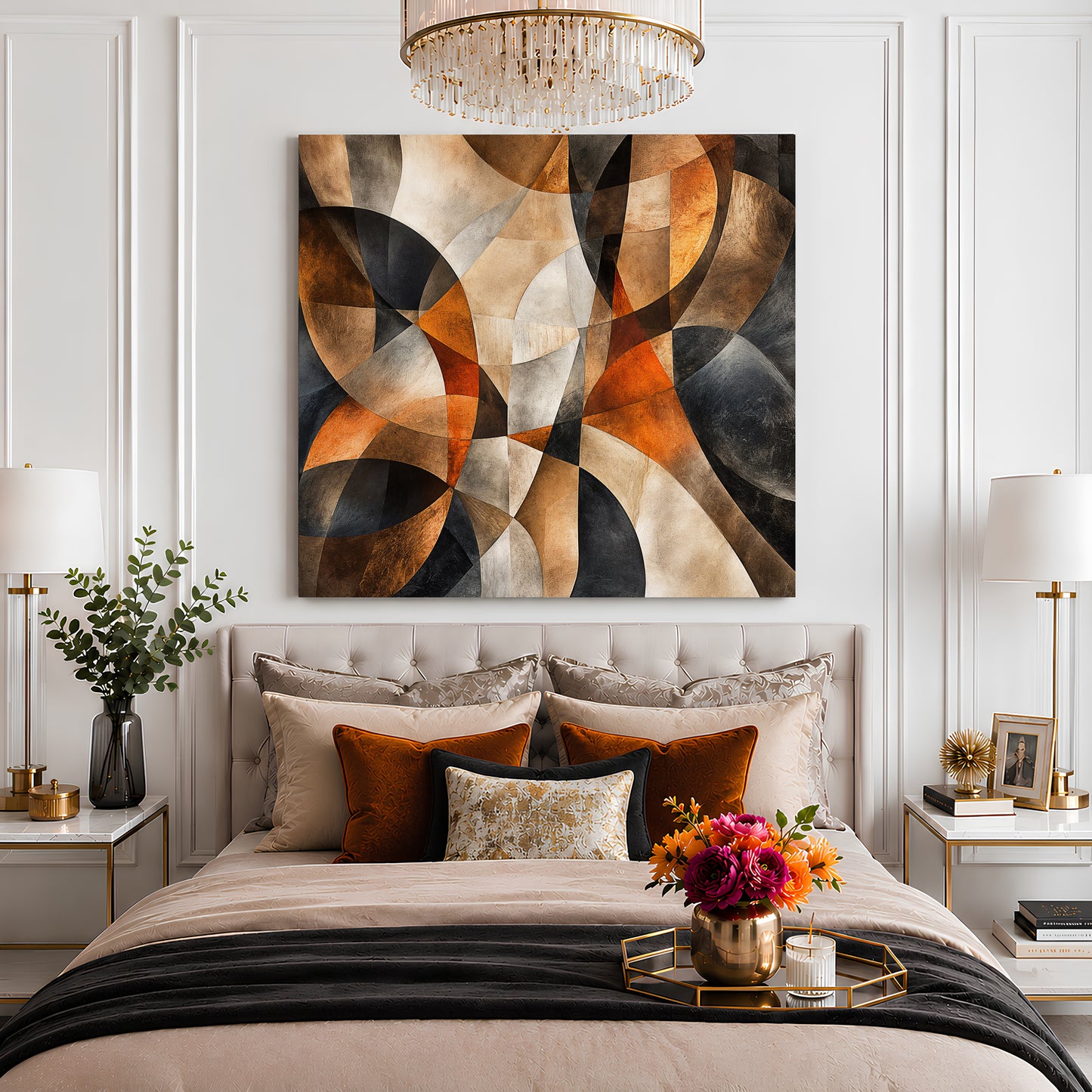 Earth Tones Abstract Harmony