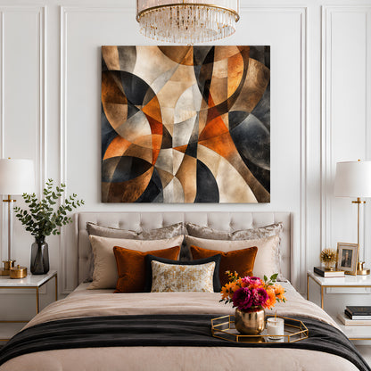 Earth Tones Abstract Harmony