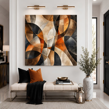 Earth Tones Abstract Harmony