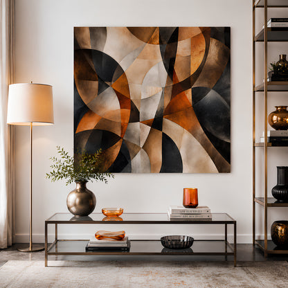 Earth Tones Abstract Harmony