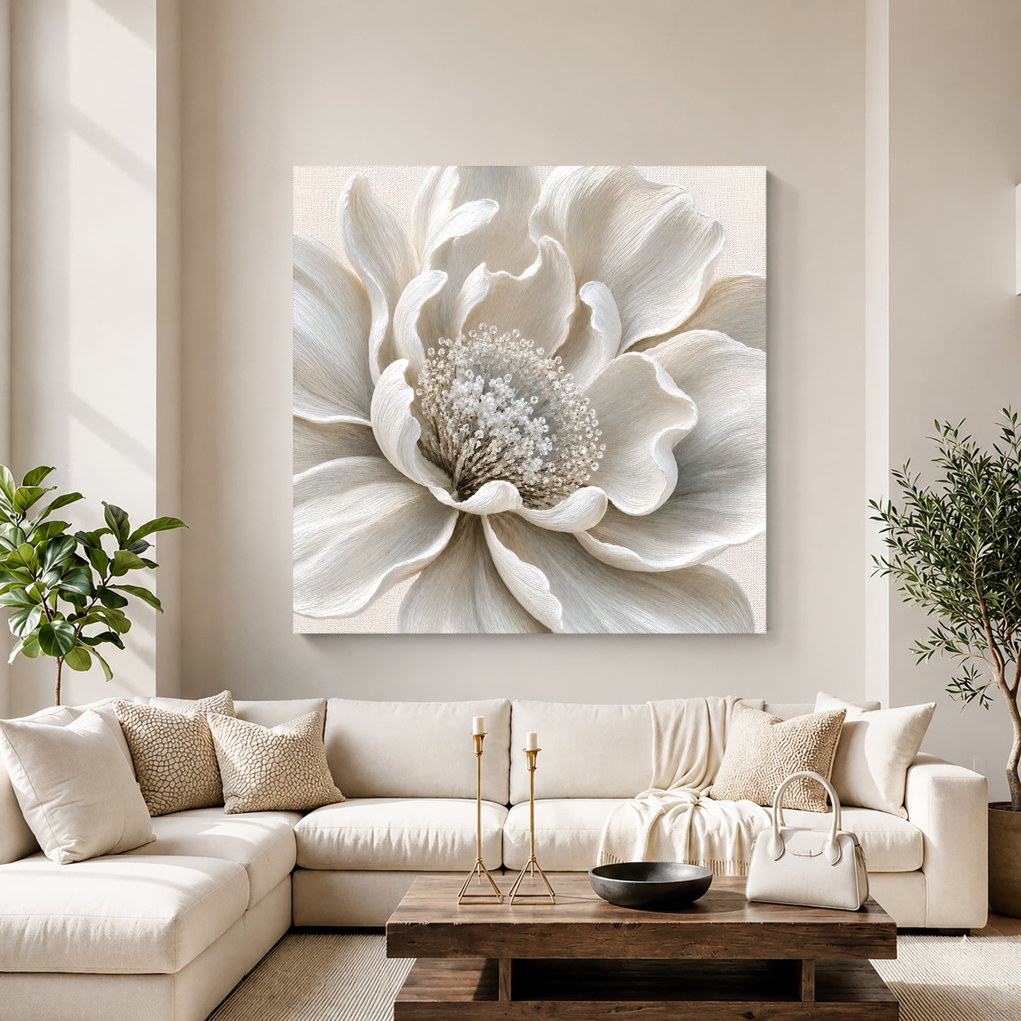 Cream Petal Symphony