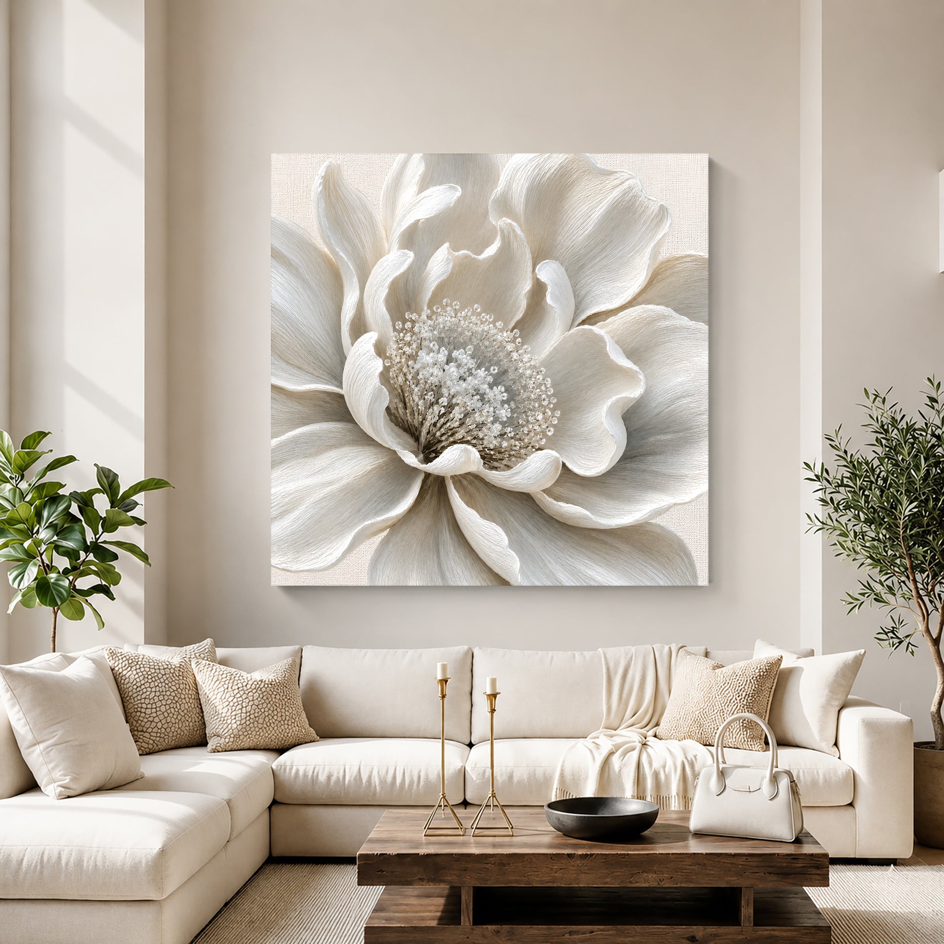Cream Petal Symphony