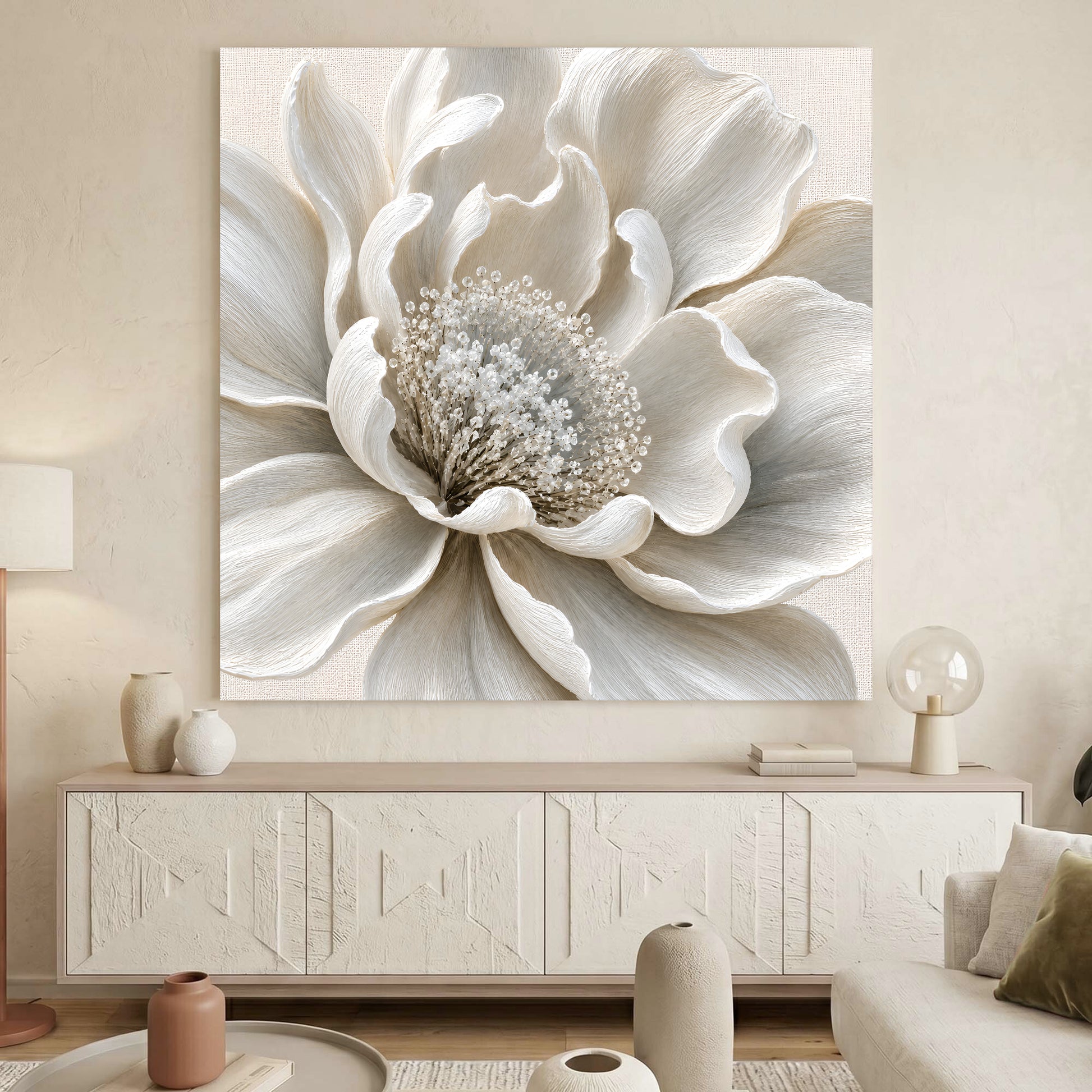 Cream Petal Symphony