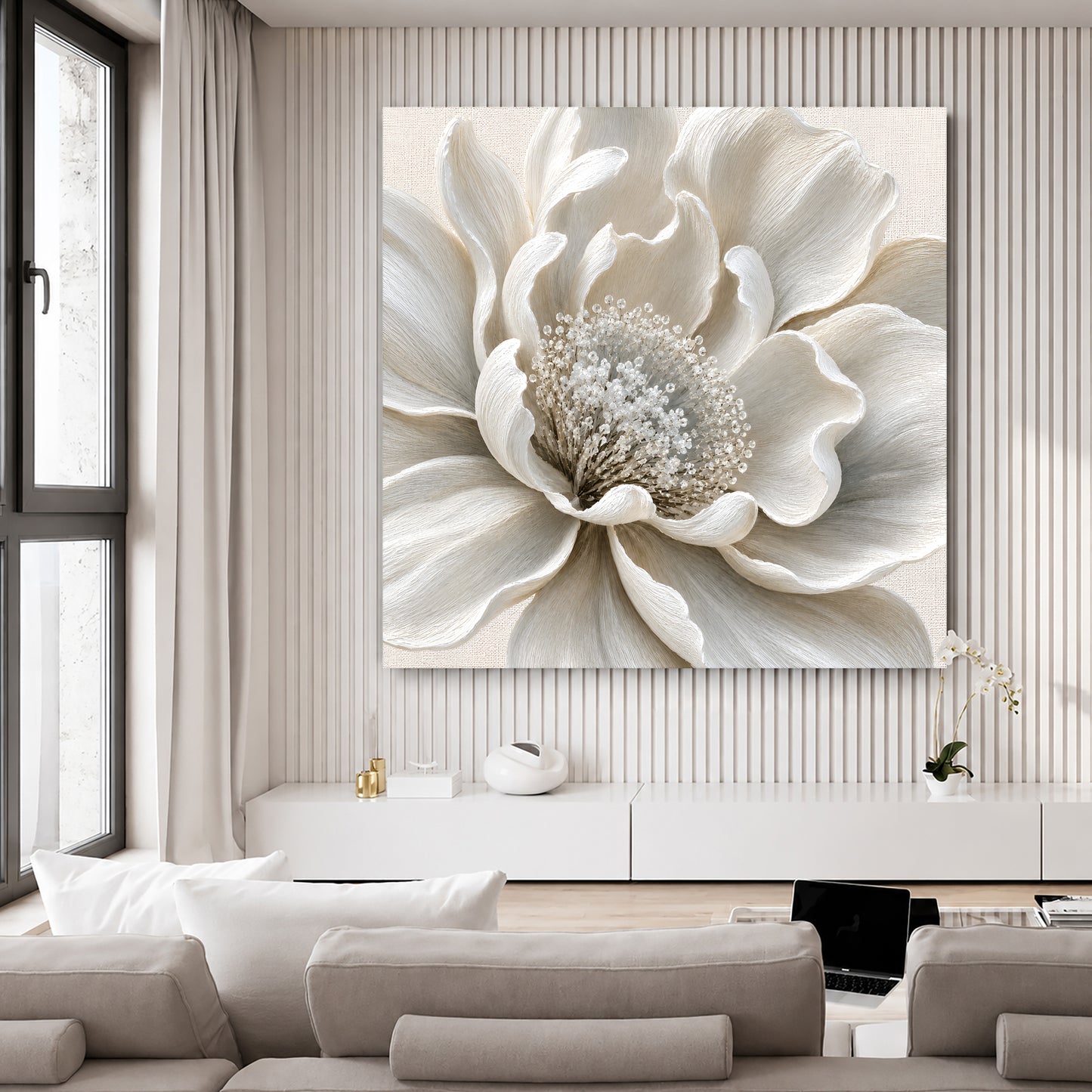 Cream Petal Symphony