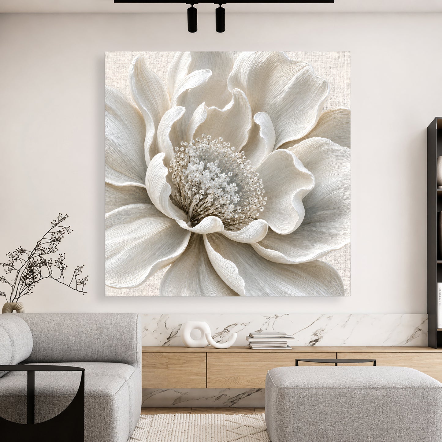 Cream Petal Symphony