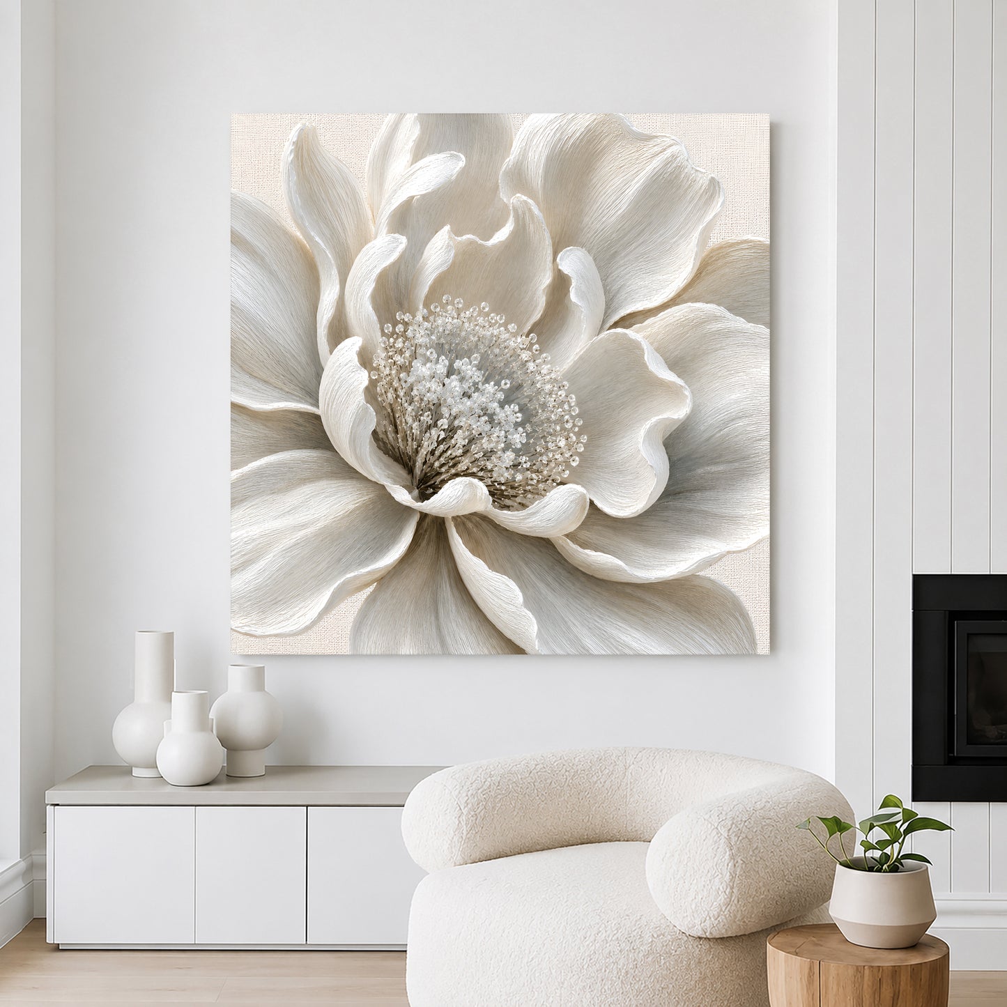Cream Petal Symphony