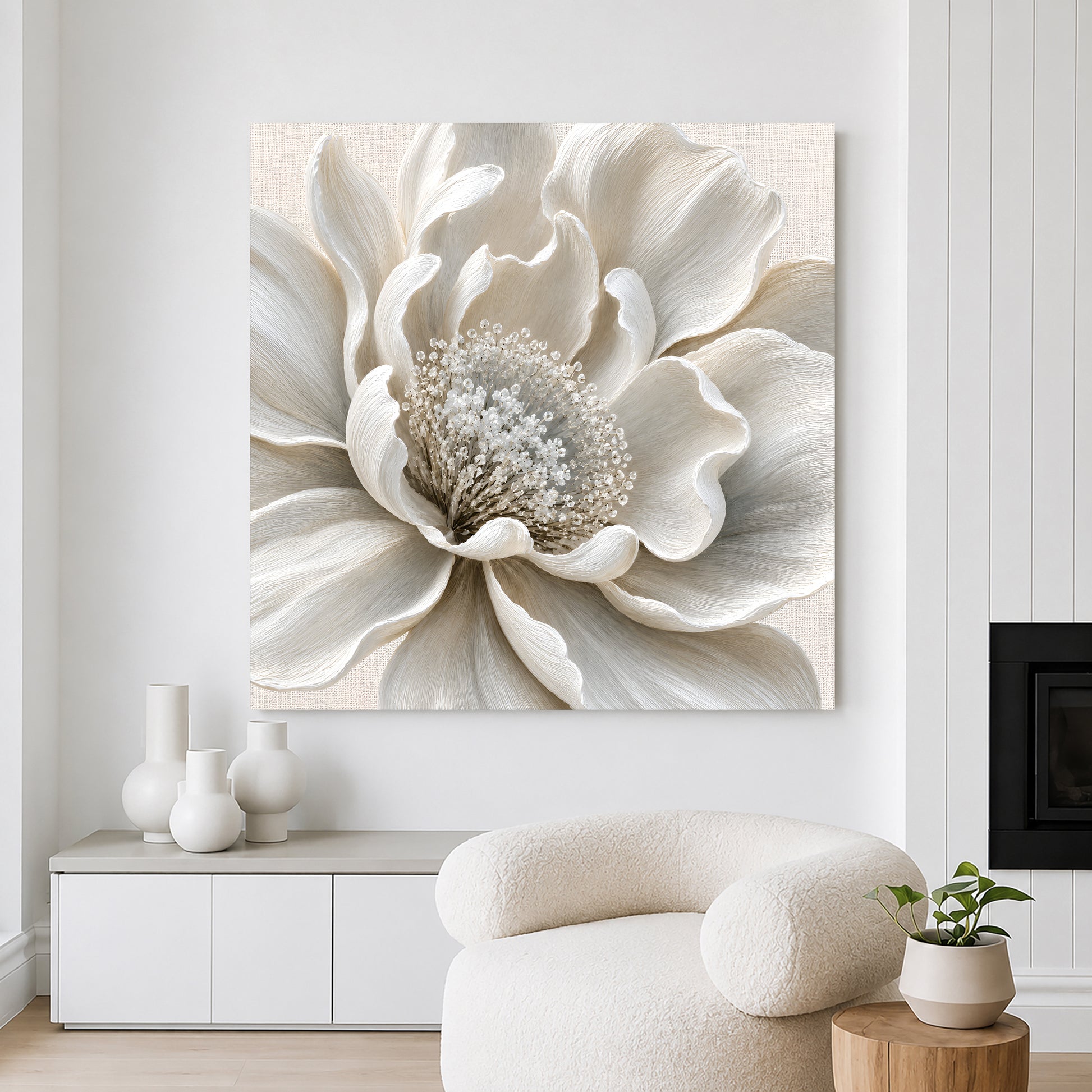 Cream Petal Symphony