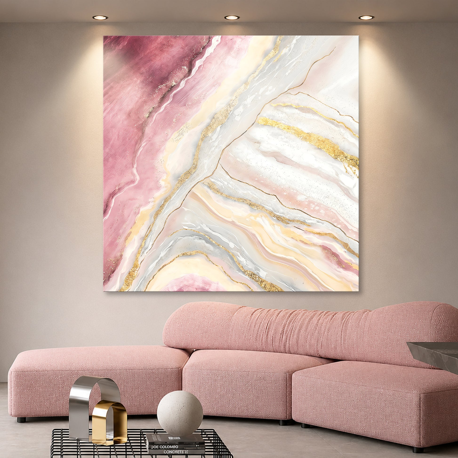 Blush & Gold Marble Elegance