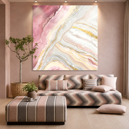 Blush & Gold Marble Elegance