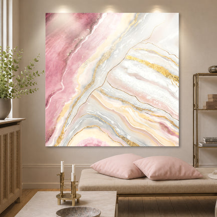 Blush & Gold Marble Elegance