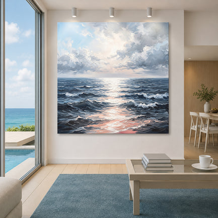 Tranquil Horizon Seascape