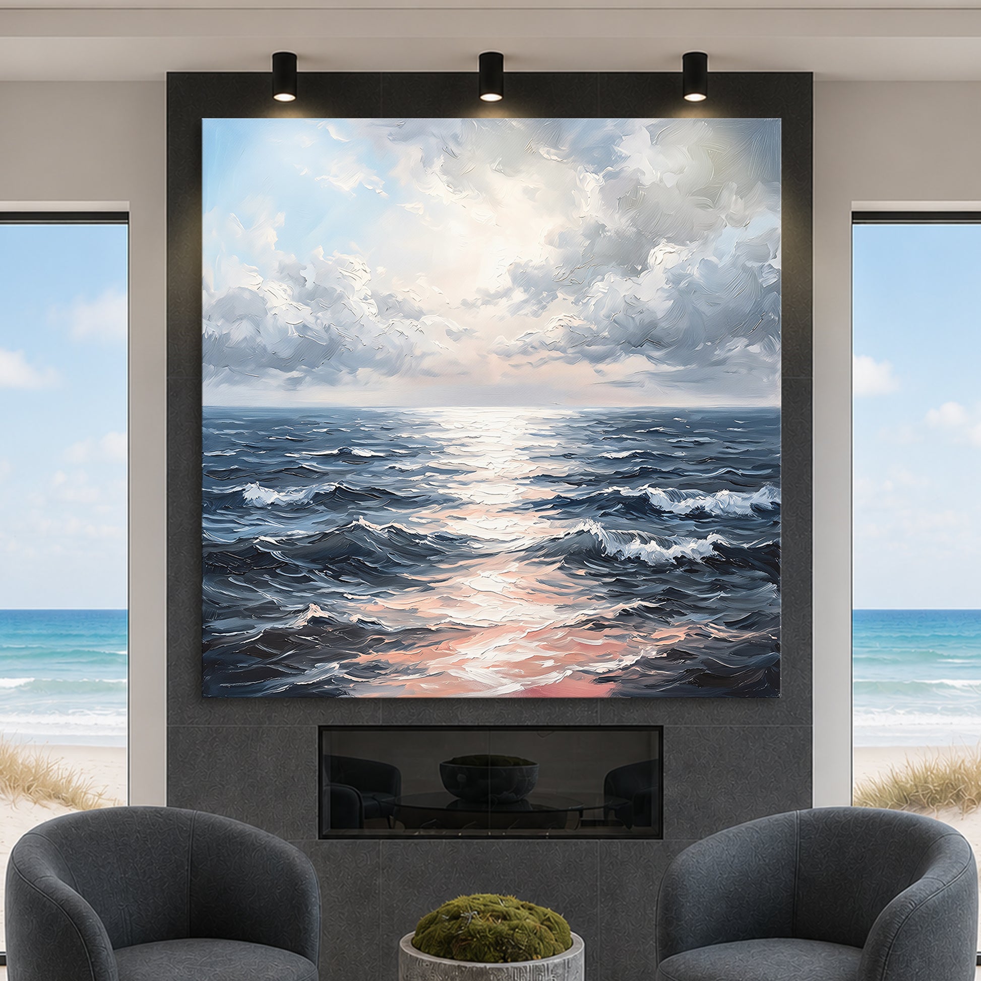 Tranquil Horizon Seascape