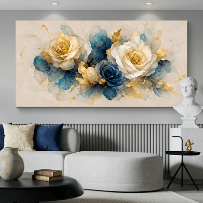 Azure Elegance Blooms