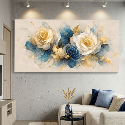 Azure Elegance Blooms